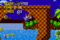 Sonic the Hedgehog GBA Screenthot 2